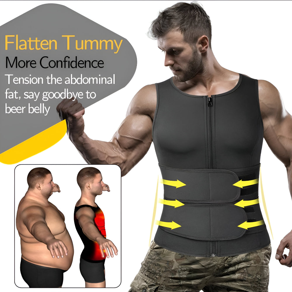 Workout Vest Neoprene Adjustable Fitness Body Training Garment