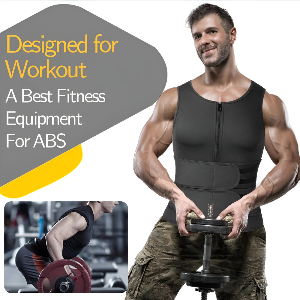 Workout Vest Neoprene Adjustable Fitness Body Training Garment