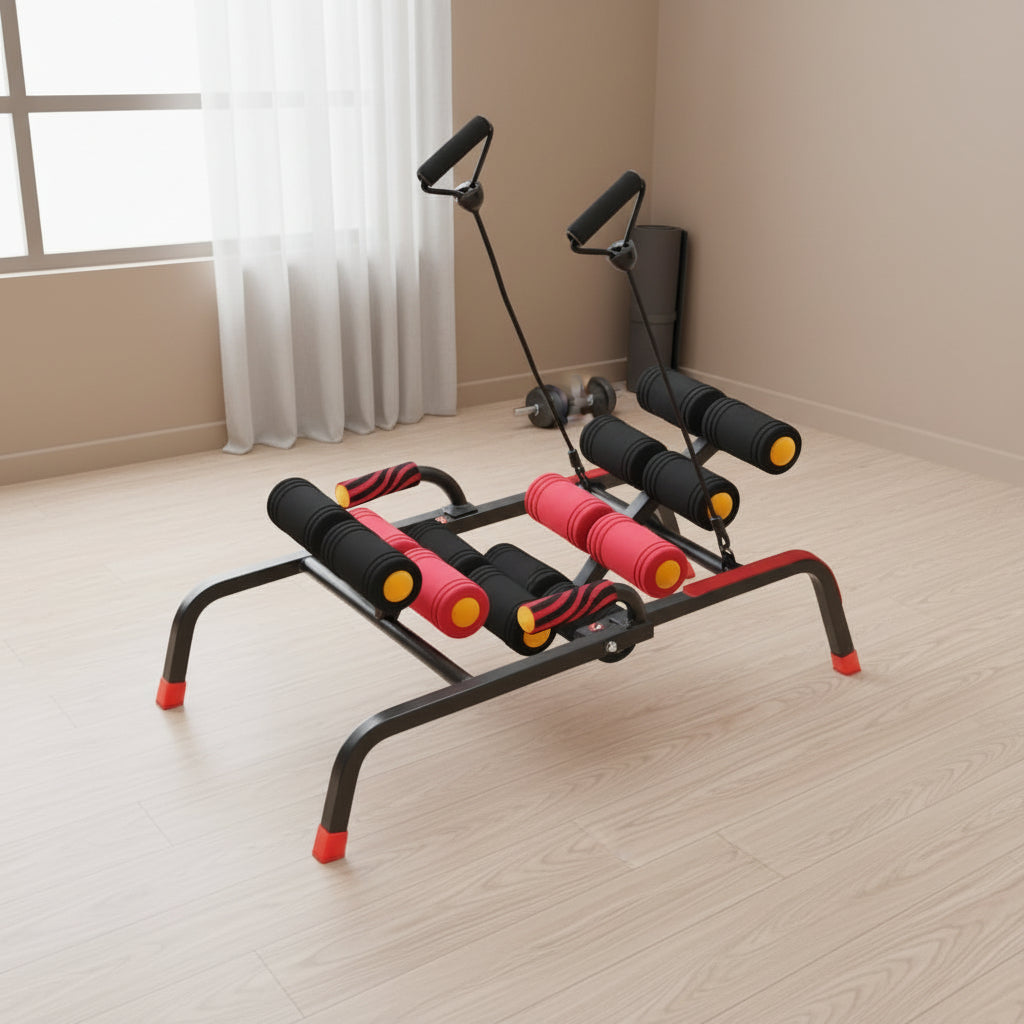 Ab Trainer Core Strength Fitness Crunch Machine