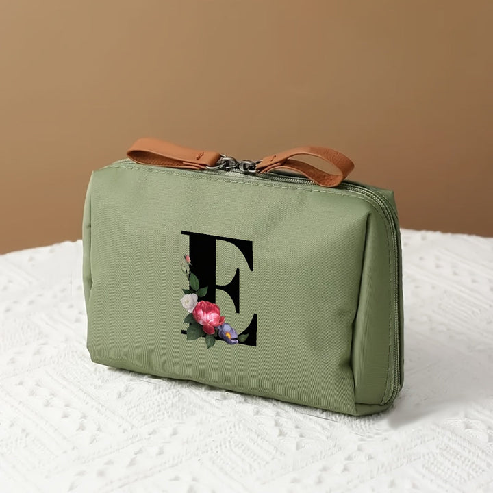 Makeup Bag Travel Cosmetic Organizer Mothers Day Letter Case
