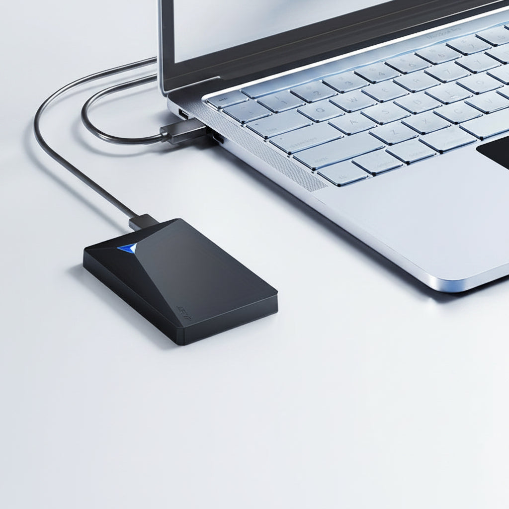 External Hard Drive Portable SSD USB Slim Storage Backup Drive