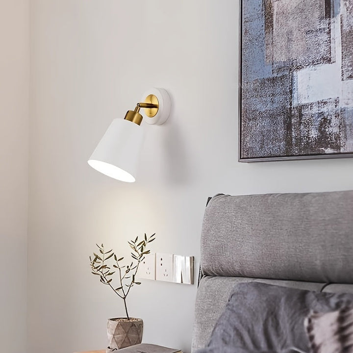 Modern Metal Wall Sconce Light | Adjustable Bedroom &amp; Living Room Lamp