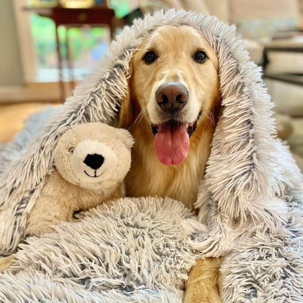 Anxiety Relieving Fluffy Soft Pet Blanket Cozy Design
