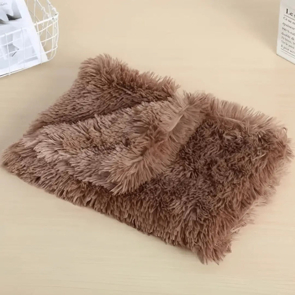 Anxiety Relieving Fluffy Soft Pet Blanket Cozy Design