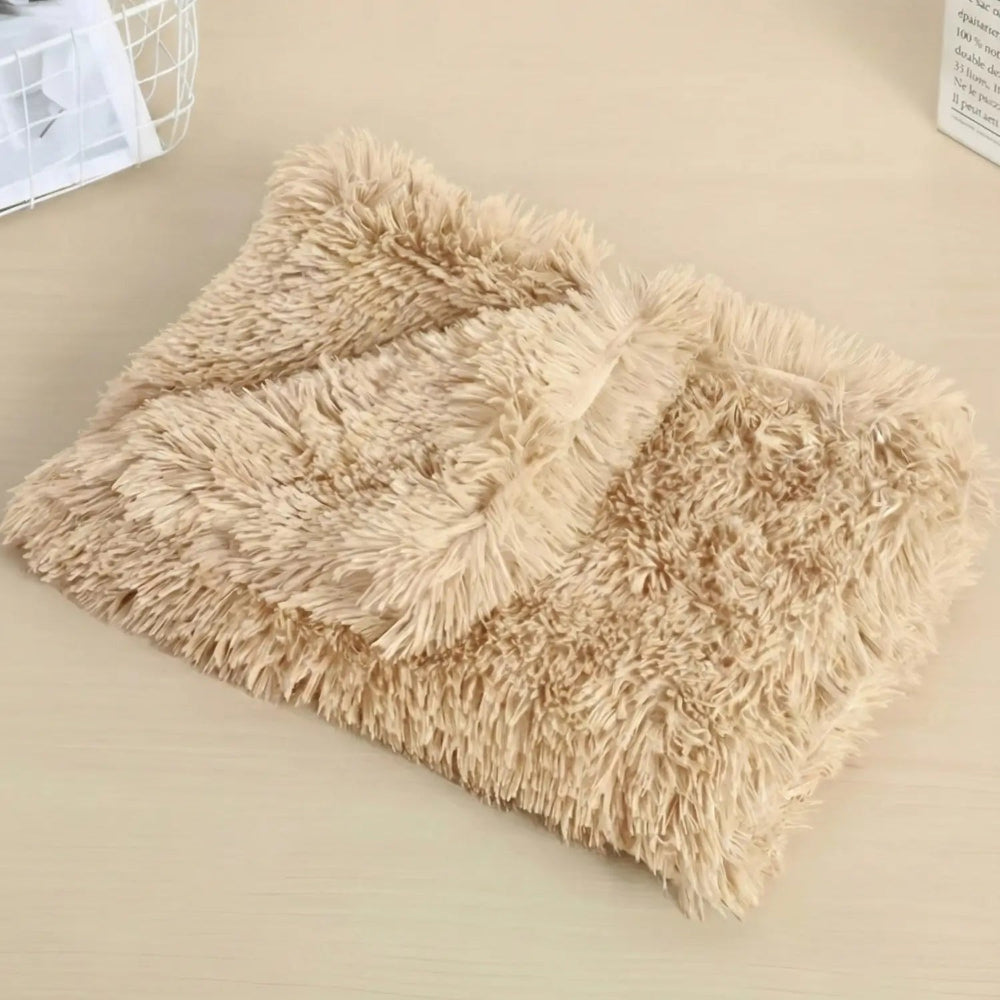 Anxiety Relieving Fluffy Soft Pet Blanket Cozy Design