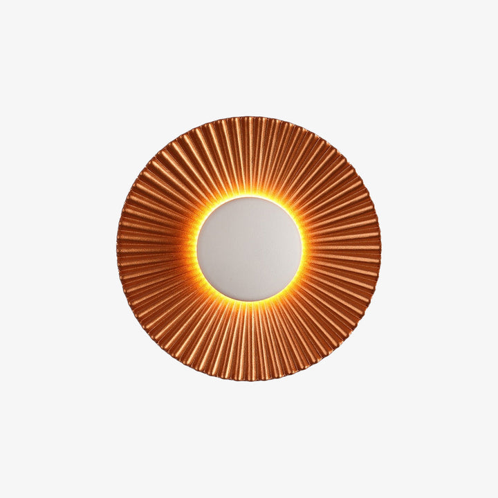 Hasna SunRay Wall Lamp | Modern Metallic Sun Design
