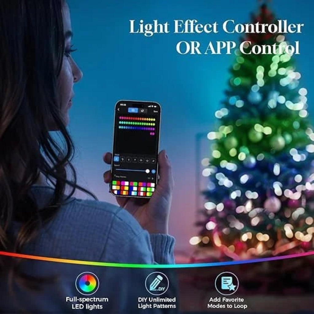 Artificial Christmas Tree Lights Full Predecorated