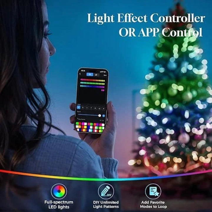 Artificial Christmas Tree Lights Full Predecorated