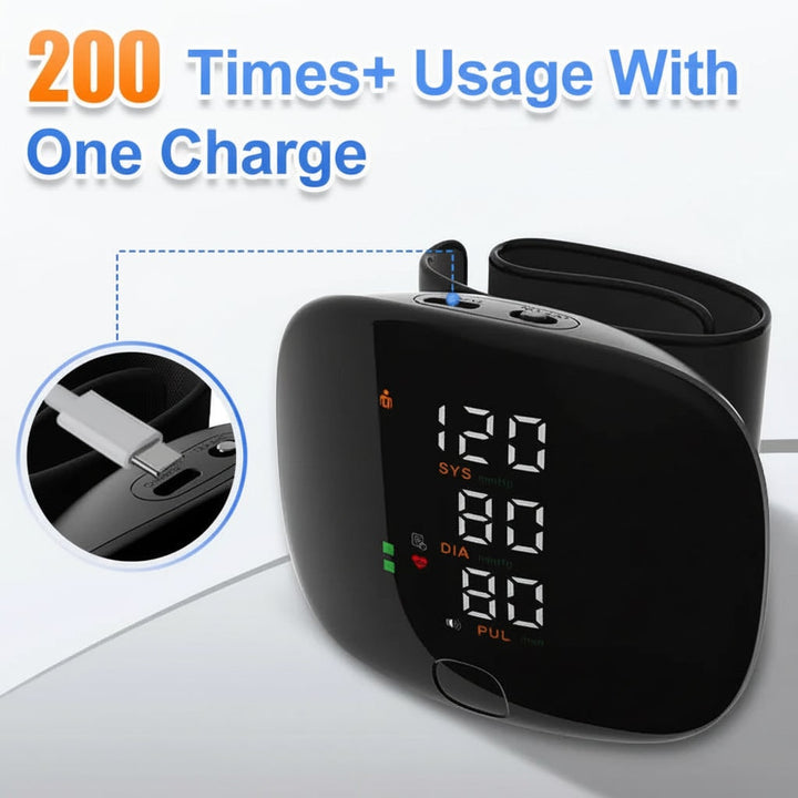 Blood Pressure Monitor Wrist Digital
