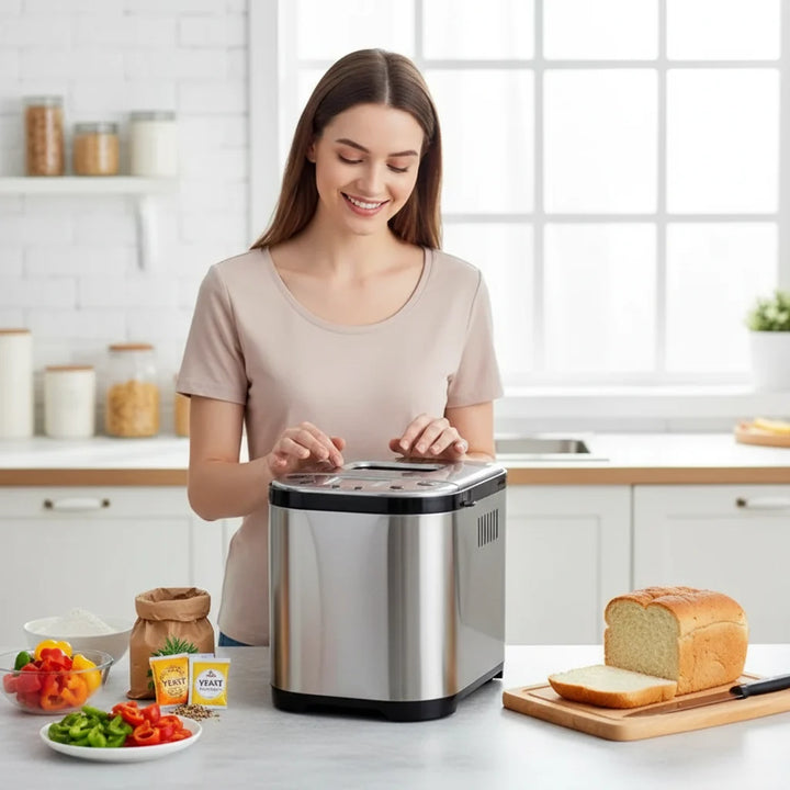 Automatic Bread Maker Kitchen Appliance Digital Control