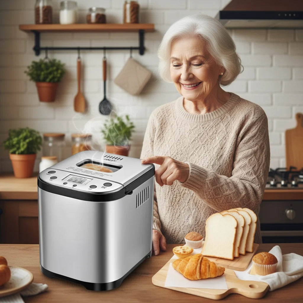 Automatic Bread Maker Kitchen Appliance Digital Control