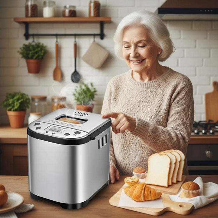 Automatic Bread Maker Kitchen Appliance Digital Control