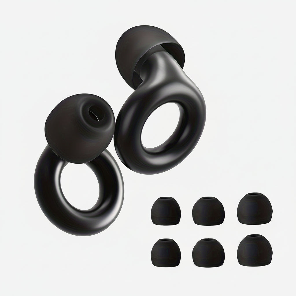 Ear Plugs Reusable Silicone Noise Cancelling Sleep Earbuds