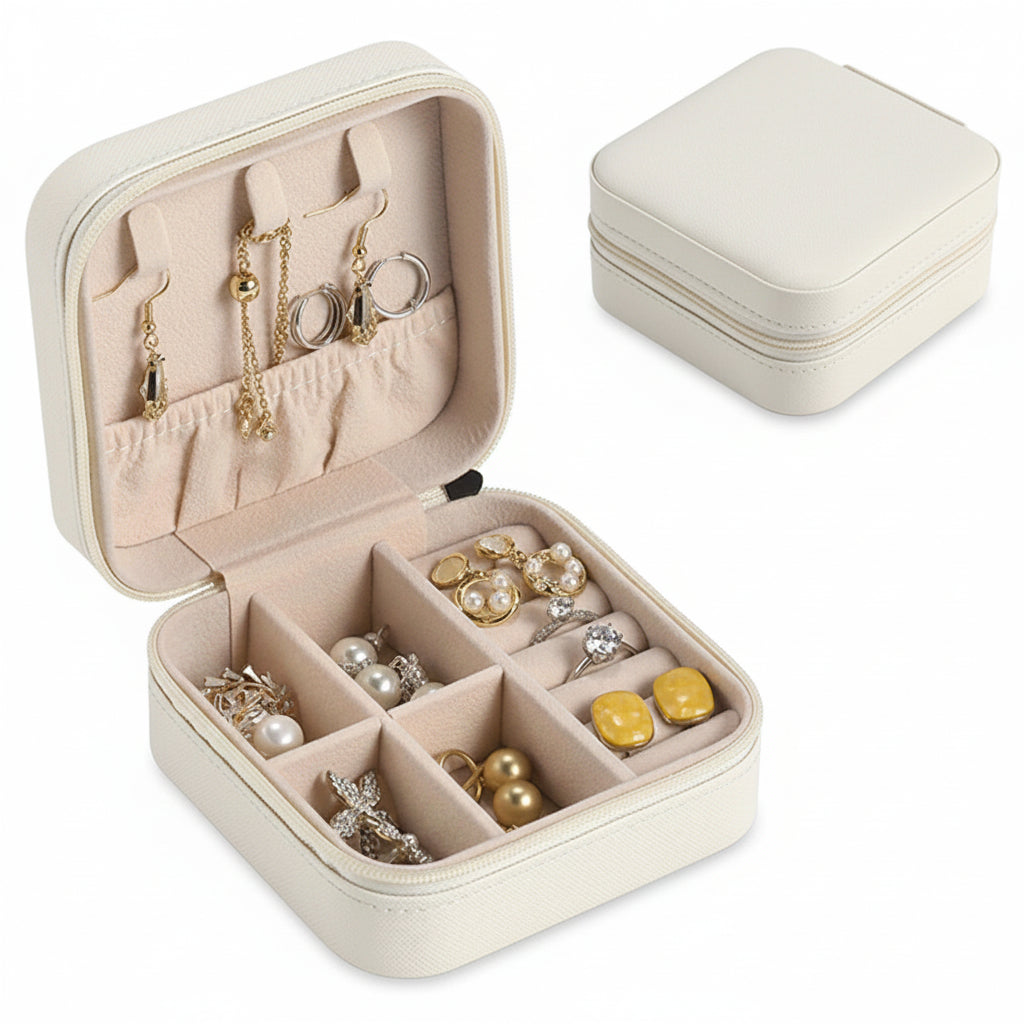 Mothers Day Jewellery Box Travel Organizer Case Zipper