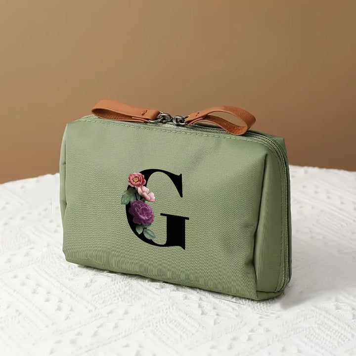 Makeup Bag Travel Cosmetic Organizer Mothers Day Letter Case