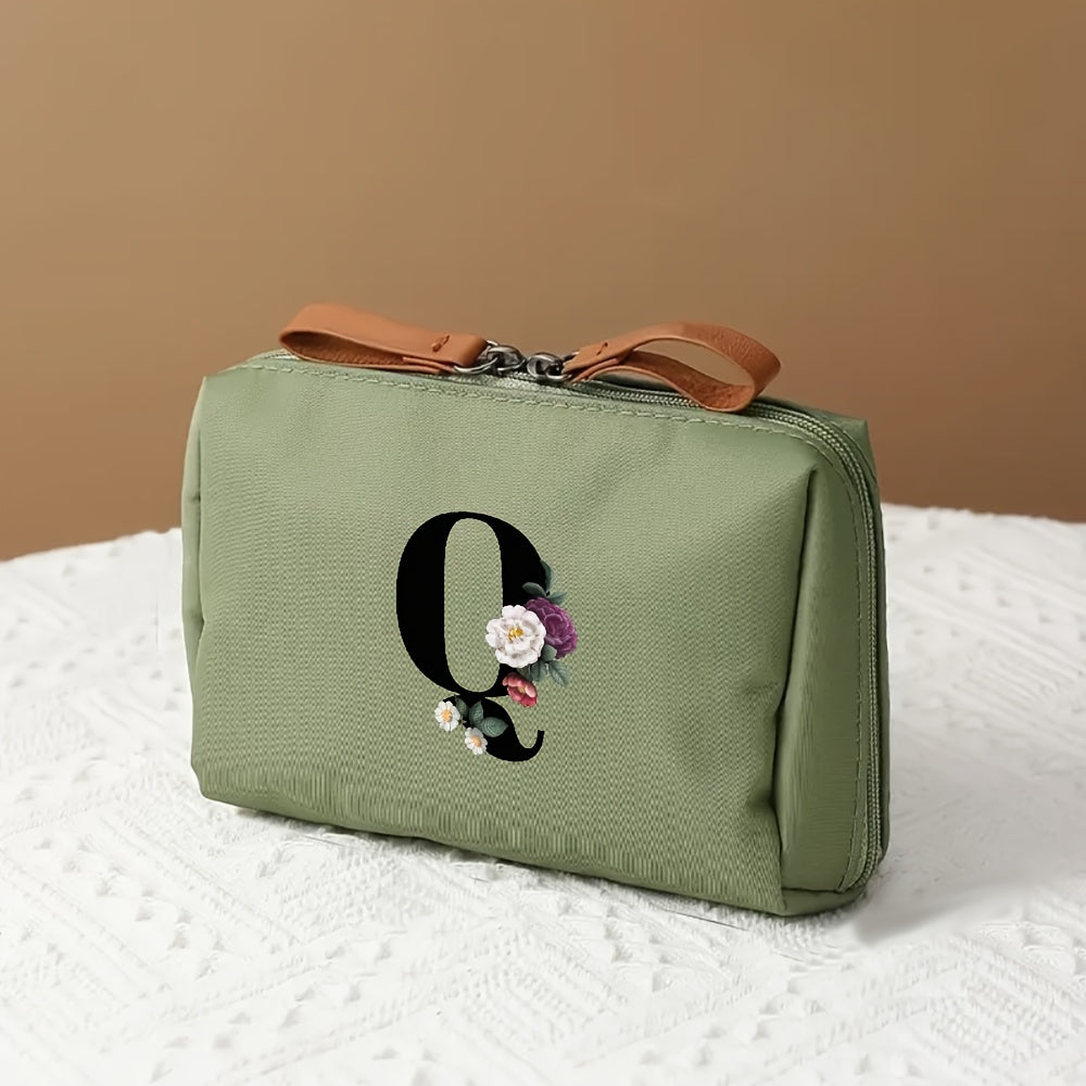 Makeup Bag Travel Cosmetic Organizer Mothers Day Letter Case