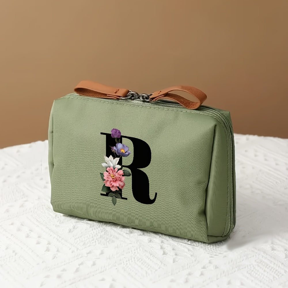 Makeup Bag Travel Cosmetic Organizer Mothers Day Letter Case
