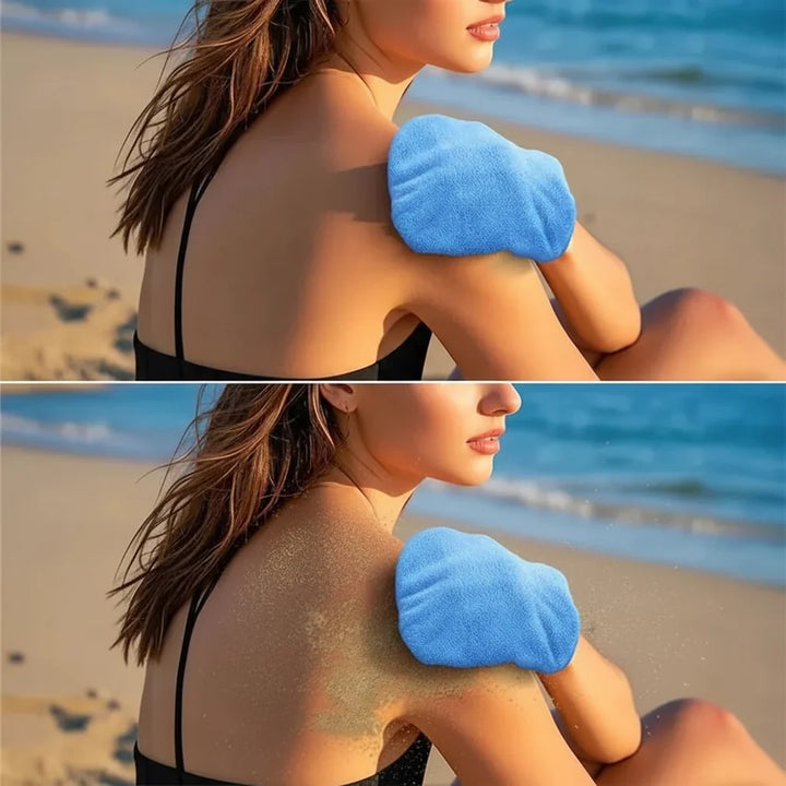 Beach Accessories Sand Remover Mitts Quick Dry Design