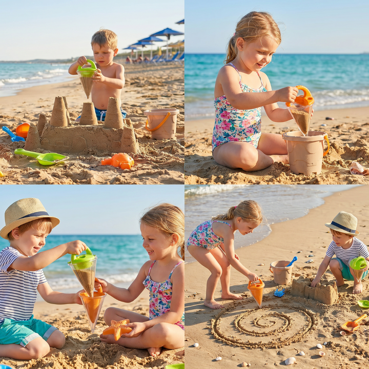 Beach Toy Sand Set Creative Play Funnel