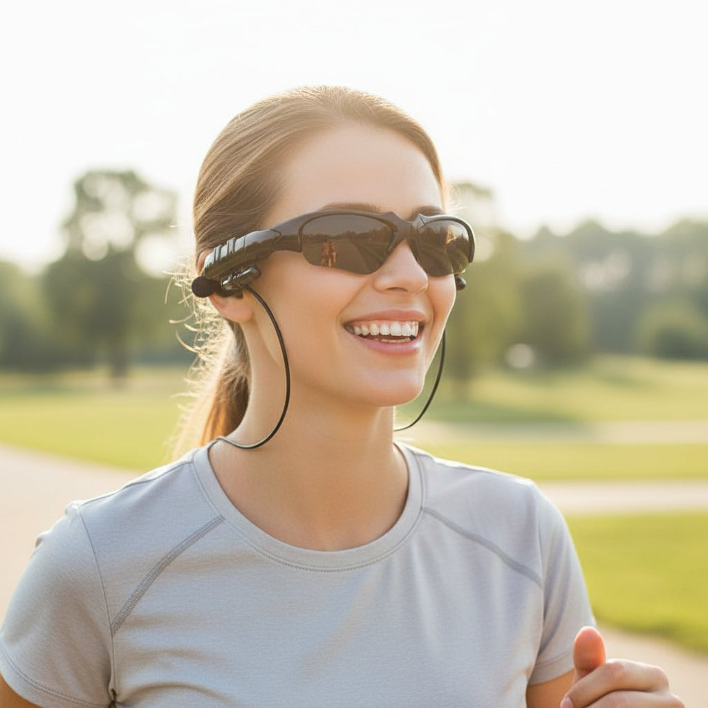 Bluetooth Sunglasses Running Cycling Headset Audio