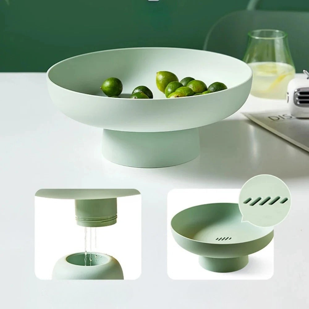 Retro Fruit Bowl Ceramic Kitchen Counter Decorative Serving Bowl