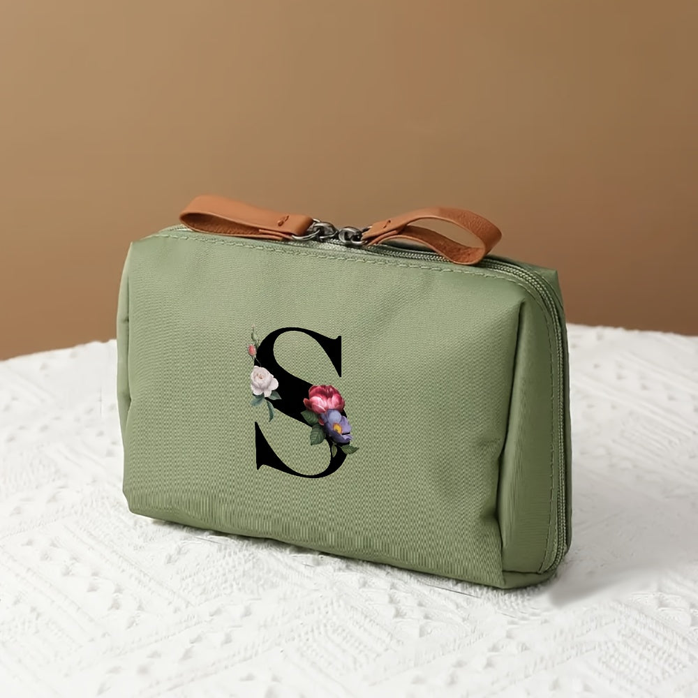Makeup Bag Travel Cosmetic Organizer Mothers Day Letter Case