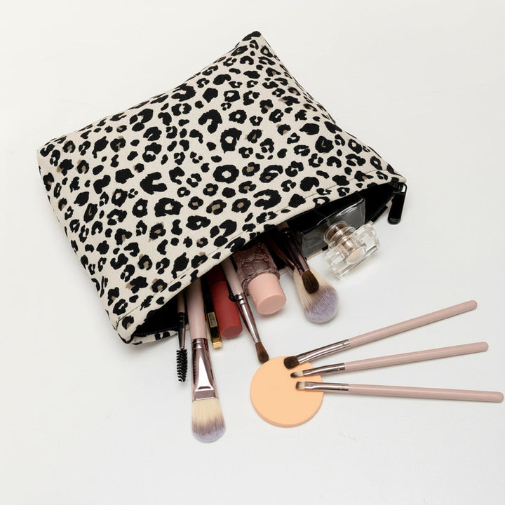Makeup Bag Travel Cosmetic Organizer Mothers Day Leopard Pouch