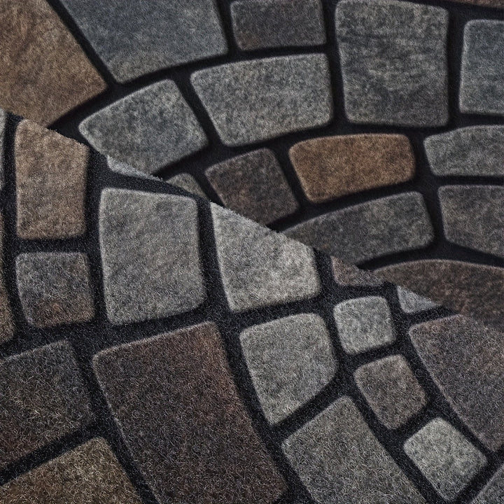 Half-Circle Mosaic Door Mat | Indoor &amp; Outdoor Use