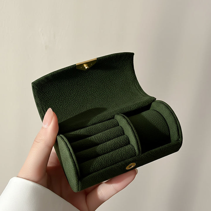 Mothers Day Jewellery Box Travel Organizer Case Snap Closure