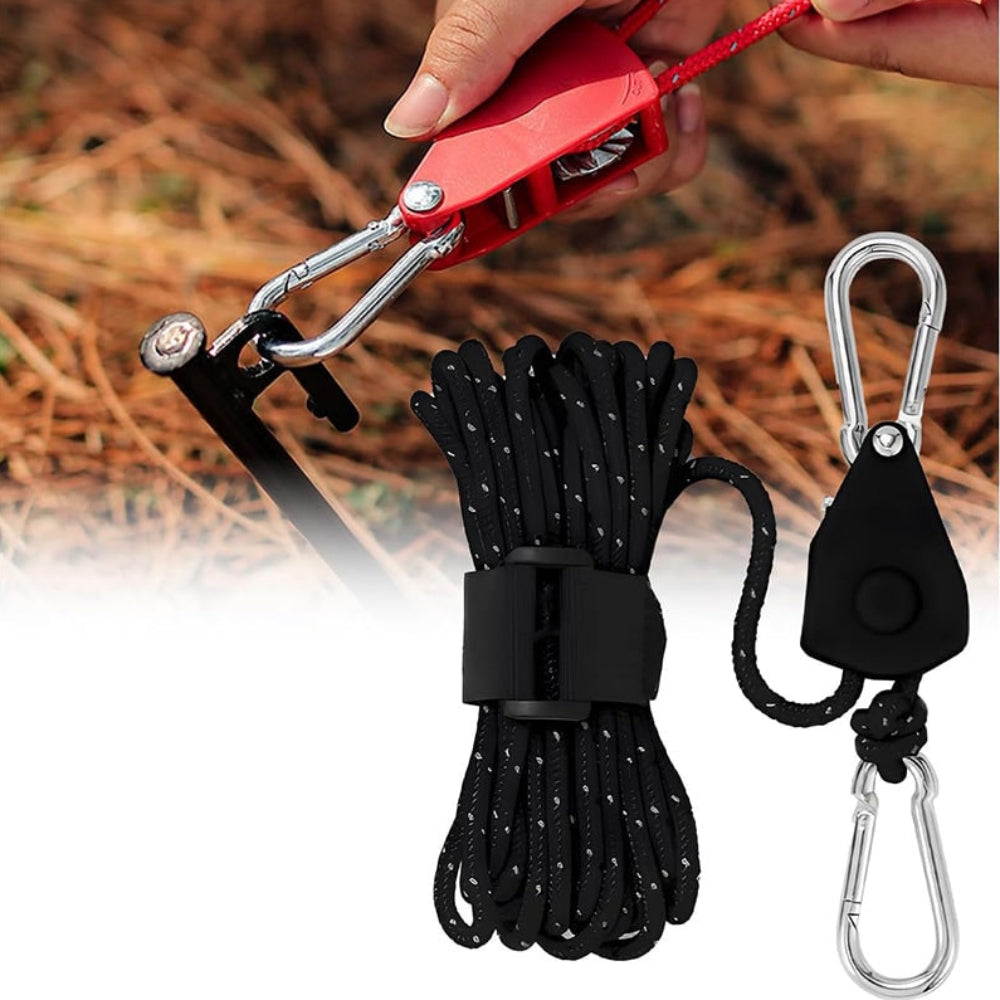 Camping Rope Easy Shelter Setup High Strength Durability