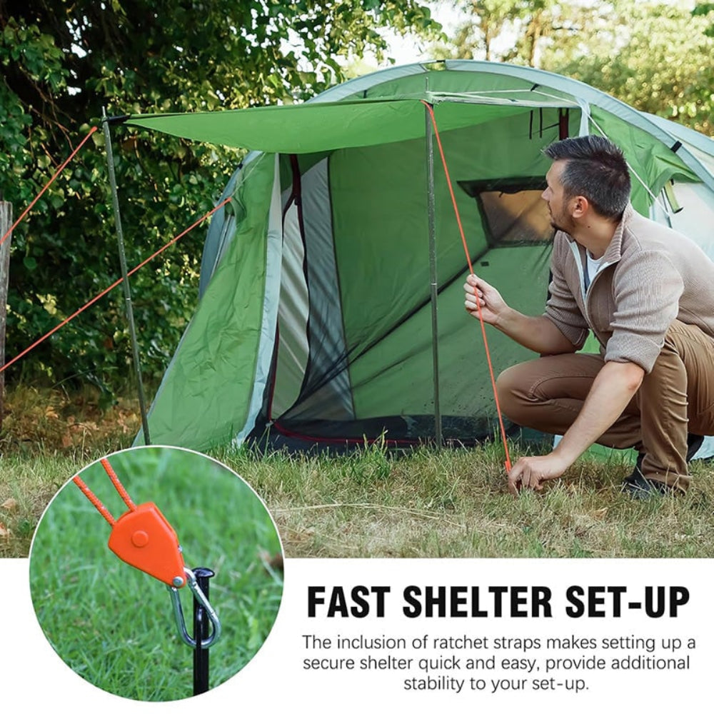 Camping Rope Easy Shelter Setup High Strength Durability