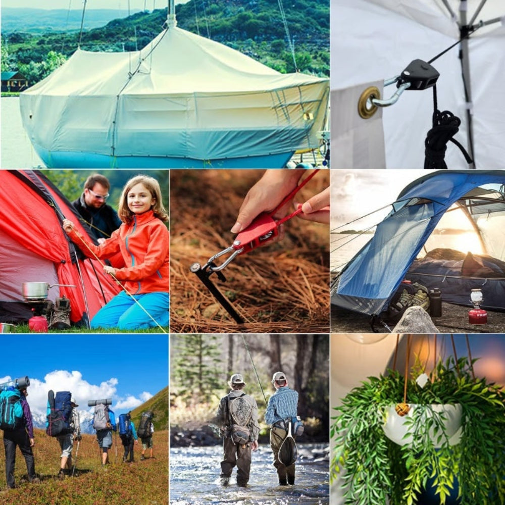 Camping Rope Easy Shelter Setup High Strength Durability