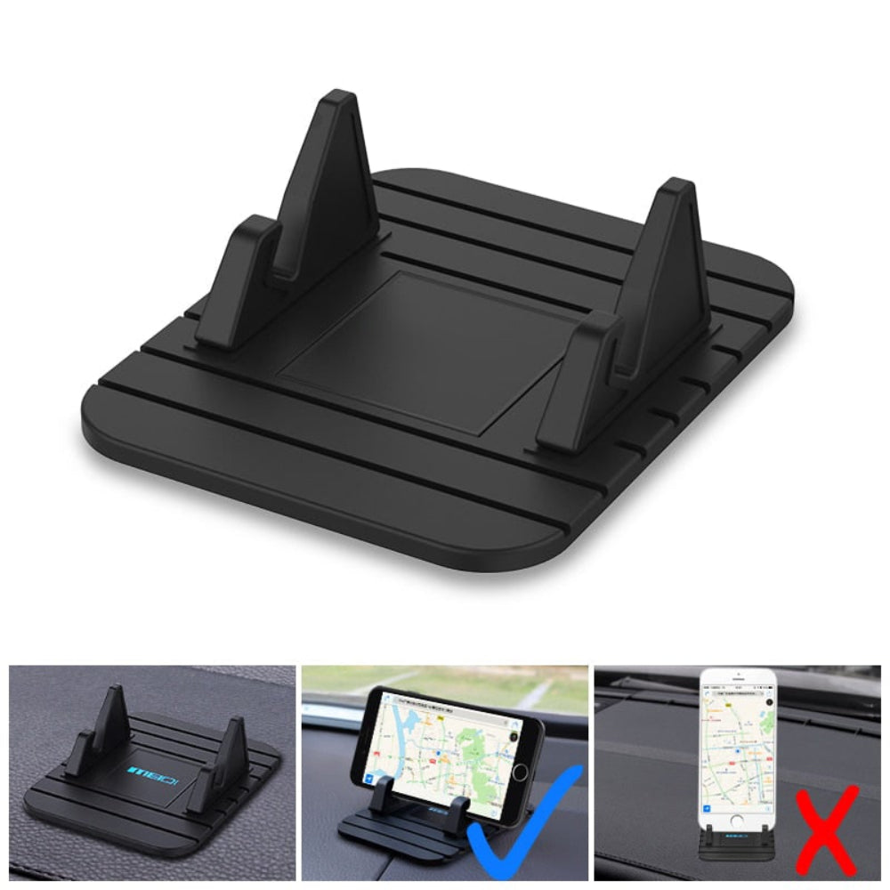 Car Phone Holder Dashboard Mount Adjustable Design