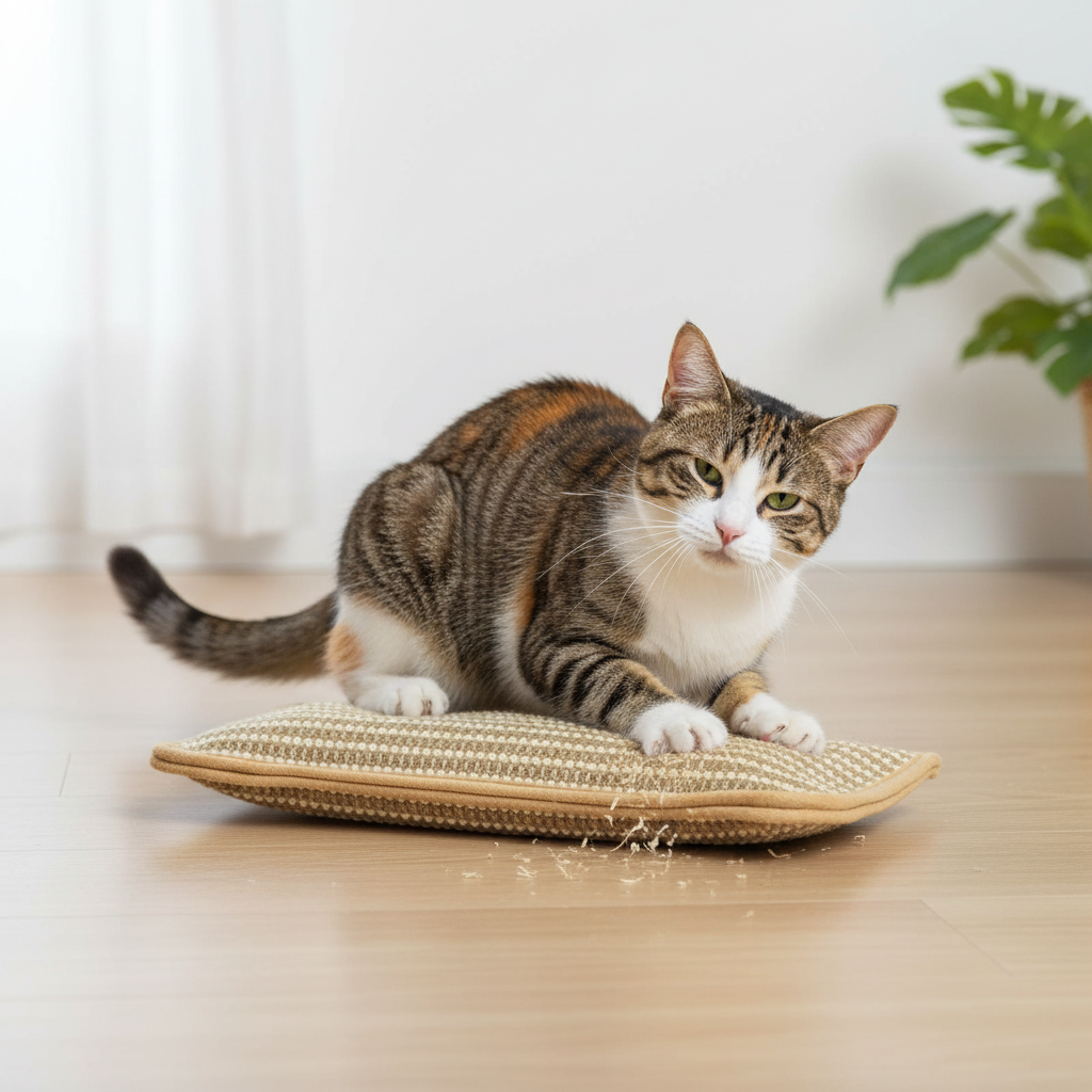 Cat Scratching Pillow Durable Scratching Surface Soft Cat Pillow