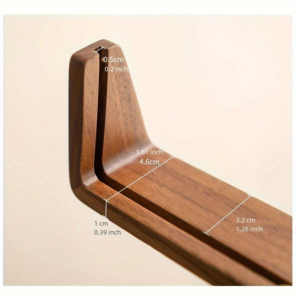 U-Shaped Acrylic &amp; Wood Photo Frame | Modern Minimalist Display