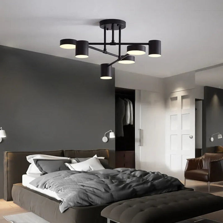 Ceiling Light Hanging Fixture Geometric Design Modern Look