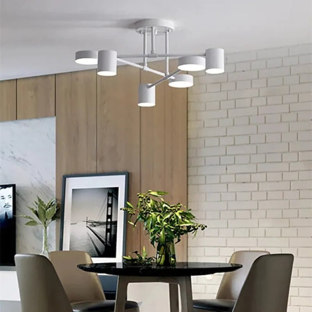 Ceiling Light Hanging Fixture Geometric Design Modern Look