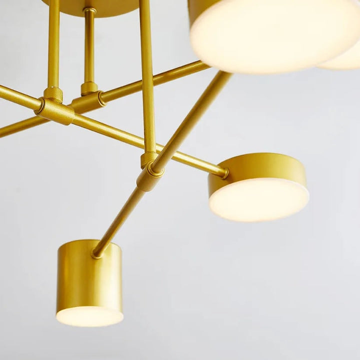 Ceiling Light Hanging Fixture Geometric Design Modern Look