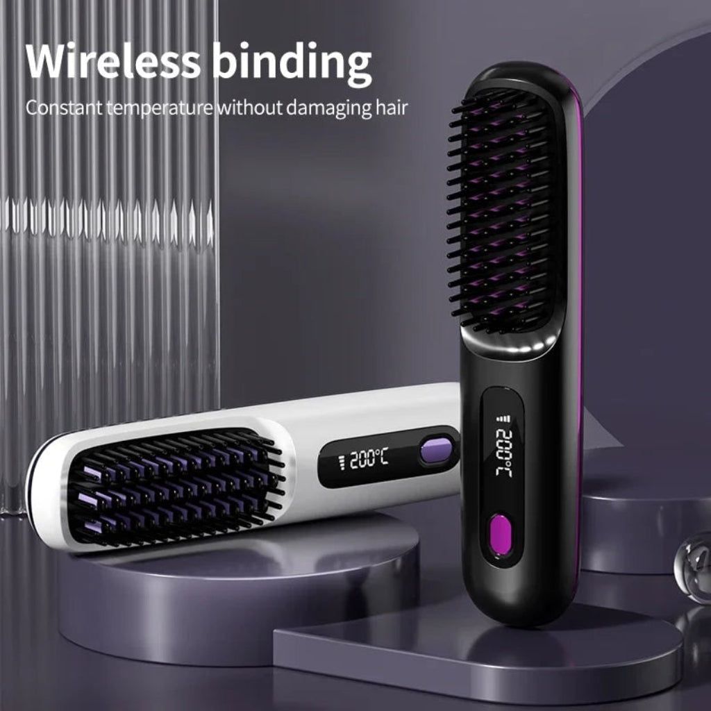 Ceramic Cordless Portable Hair Straightener Rechargable