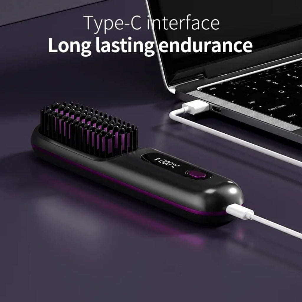 Ceramic Cordless Portable Hair Straightener Rechargable