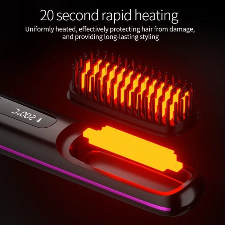 Ceramic Cordless Portable Hair Straightener Rechargable