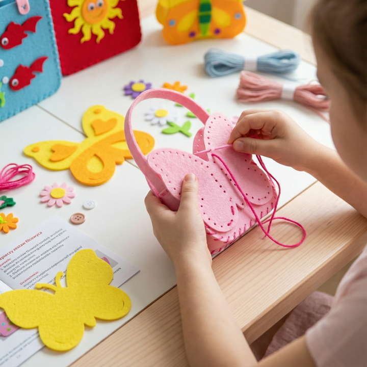 Children Sewing Kit Craft Creative Activity Set