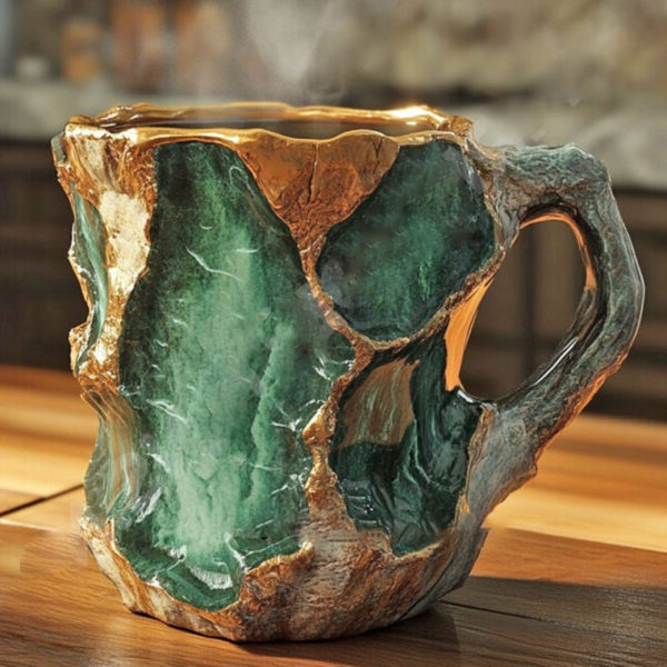 Coffee Mug Geode Style Novelty Tea Cup Drinkware
