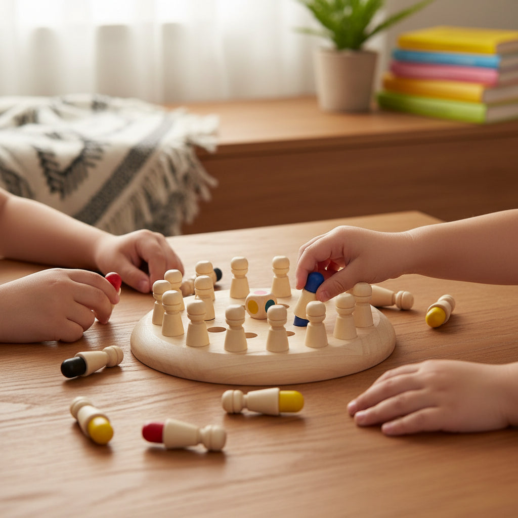 colour Matching Game Family Night Enhances Memory Fun