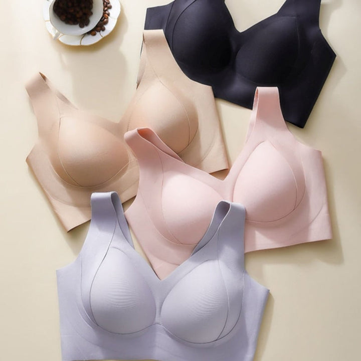 Comfortable Seamless Wire-Free Bra Supportive Fit