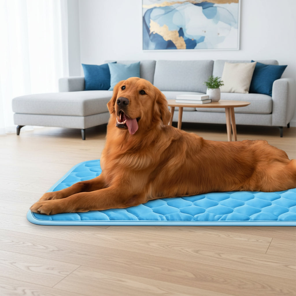 Cooling Dog Mat Self-Cooling Portable Pet Bed