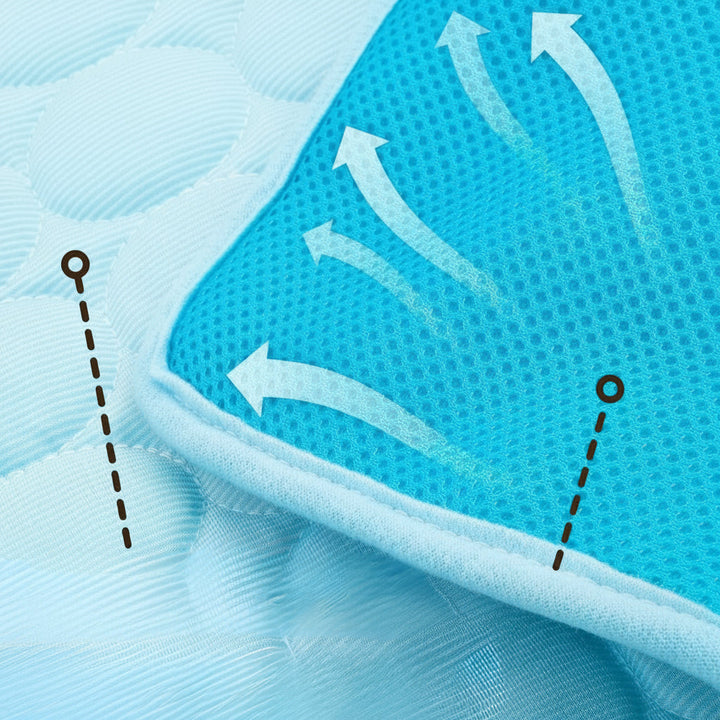 Cooling Dog Mat Self-Cooling Portable Pet Bed