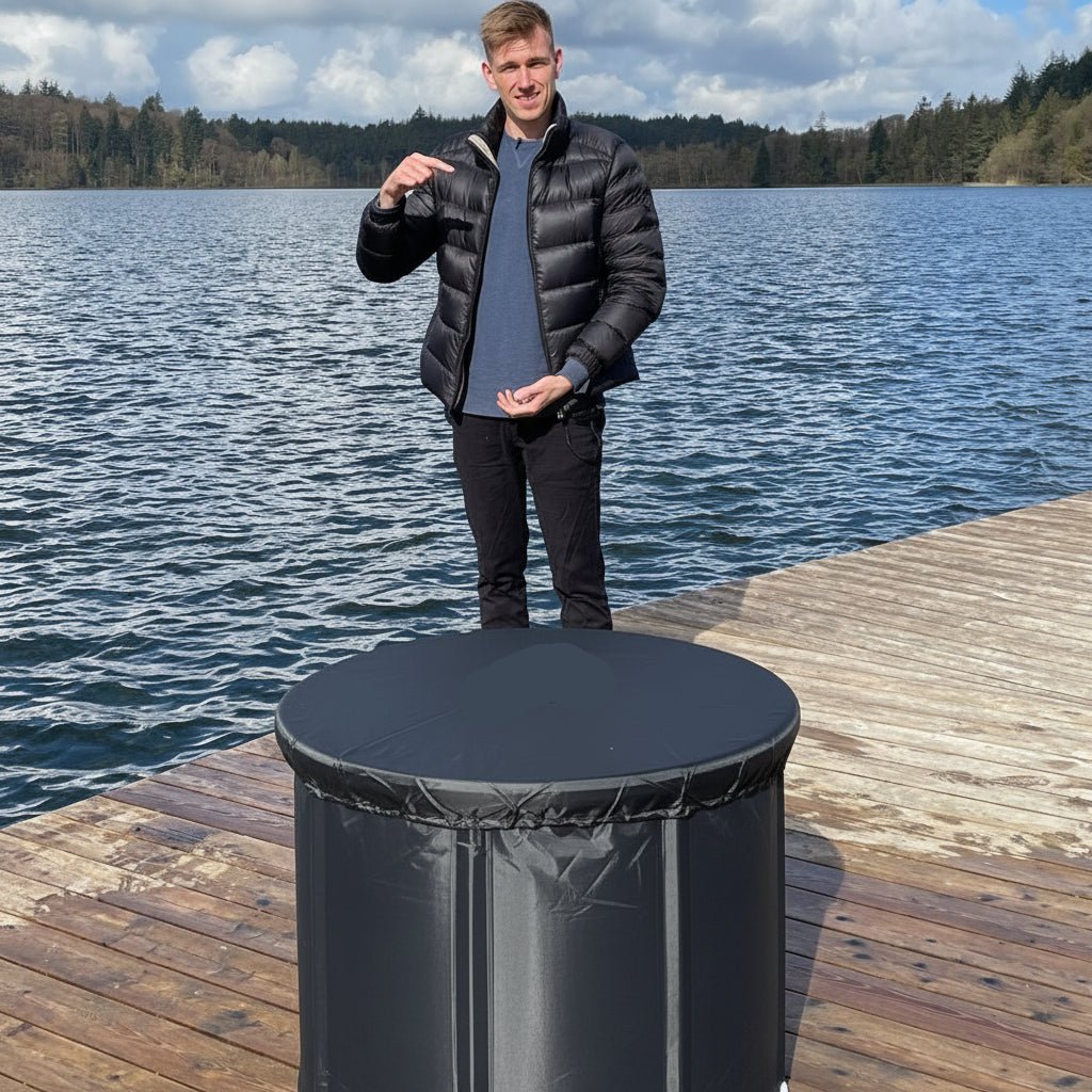 Cooling Portable Ice Bath Foldable Insulated Tub
