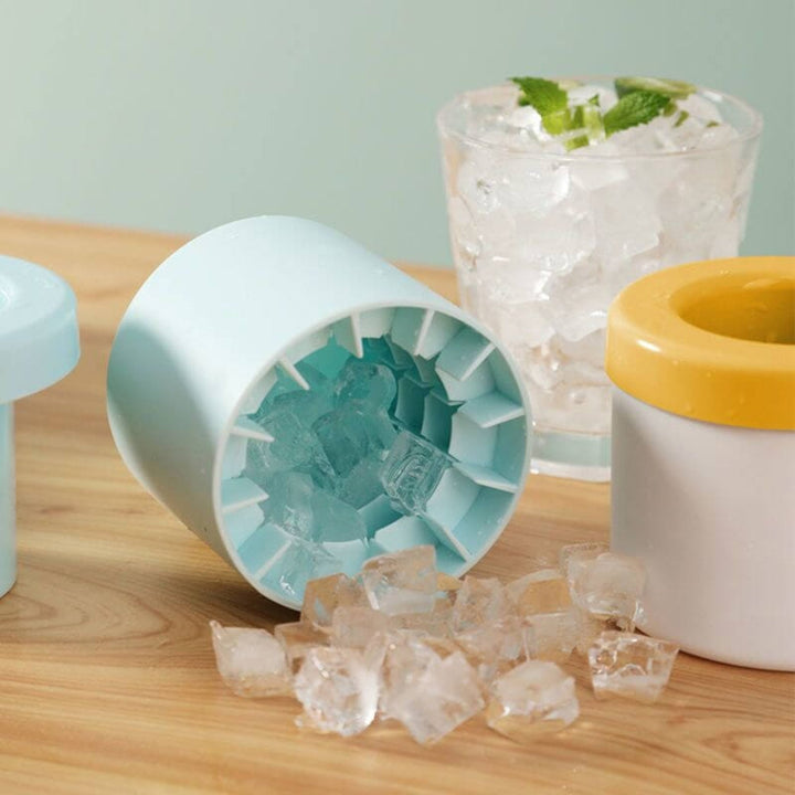 Cooling Portable Ice Maker Silicone Tray Cup Pack Easy Use