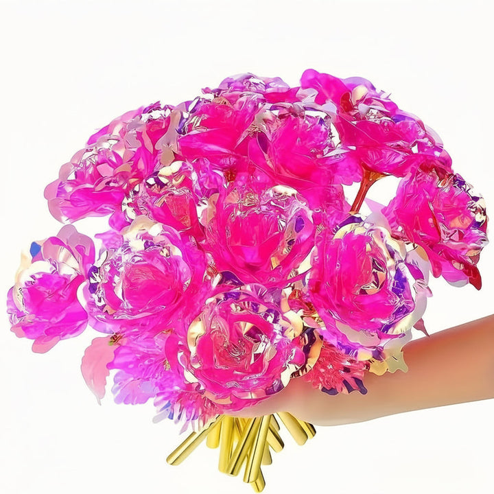 Flower Bouquet Mothers Day Gift Artificial Rose Table Decoration